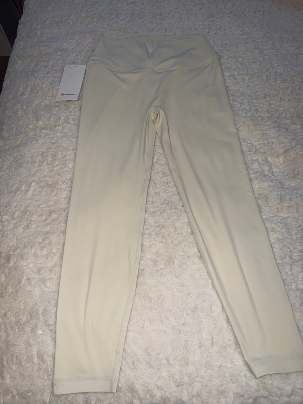 lululemon athletica Cream High-Rise Leggings